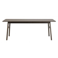 RO Nagano Extending Dining Table Brown